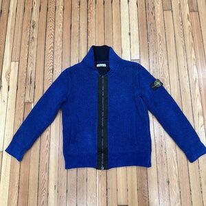 STONE ISLAND Vintage Mens Woollen Knit Cardigan